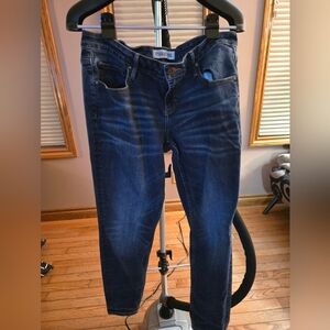 Maurices Dark Blue Ankle Jeans